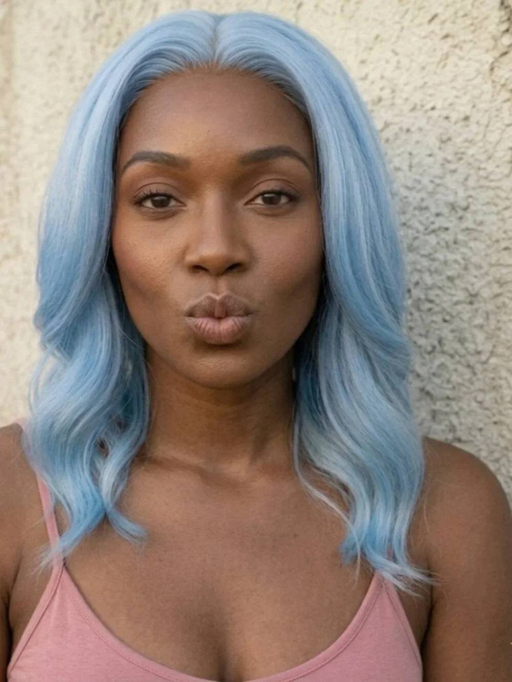 Outre Perfect Hairline Glueless 13x4 HD Lace Front Wig – Jeannie in Blue Angel